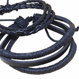 Βραχιόλια από Δερματίνη (2 τεμ.) - Χειροποίητο