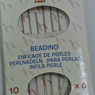Pony Βελόνες για Χάντρες No10 – Σετ 6 Τεμαχίων