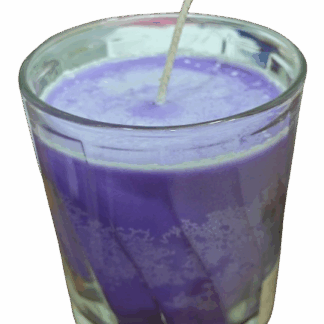 Κερί Ελαιόλαδου & Ηλιέλαιου σε Γυάλινο Ποτήρι – Άρωμα Μαύρη Ορχιδέα (440ml)