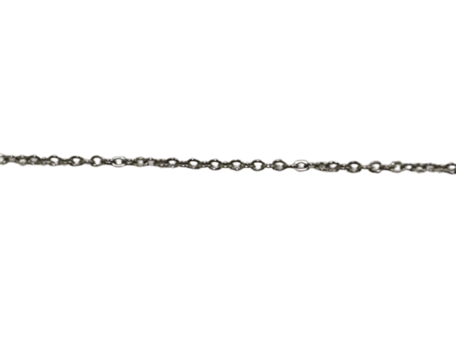 Ατσάλινη Ασημί Αλυσίδα Λαιμού