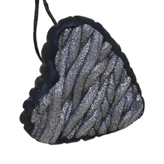 Δαχτυλίδι Καρδιά Πλεκτή από Πολυμερή Πηλό - Χειροποίητο