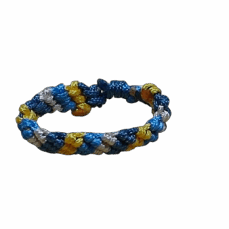 Δαχτυλίδι Μακραμέ Διαγώνια Πλέξη- Χειροποίητο