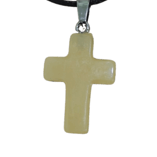 Σταυρός από Νεφρίτη Κίτρινο
