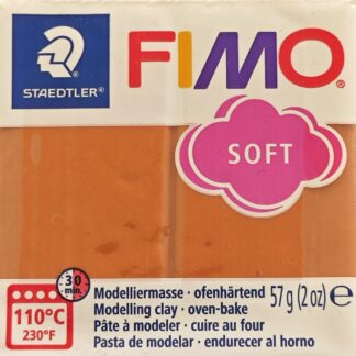 Πολυμερικός πηλός Fimo Soft 57g χρώμα cognac 76 για polymer clay