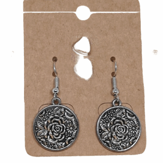 Σκουλαρίκια Ανθισμένο Τριαντάφυλλο