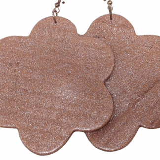 Σκουλαρίκια Λουλούδια από Πολυμερή Πηλό – Χειροποίητo