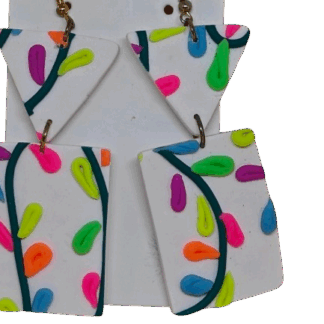 utorial polymeric clay – σκουλαρίκια φύλλωμα βήμα-βήμα