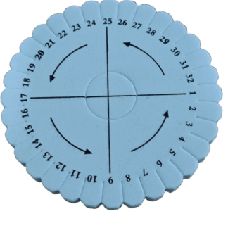 Στρογγυλός Δίσκος Kumihimo – 32 Θέσεων για Πλεξούδες & Χειροποίητα Κοσμήματα