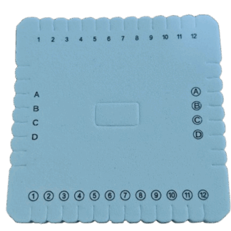 Τετράγωνος δίσκος Kumihimo για επίπεδες πλέξεις και κορδόνια