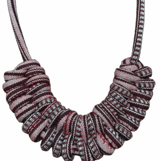 Χειροποίητο κολιέ από κορδόνι σε boho στυλ, ελαφρύ και minimal