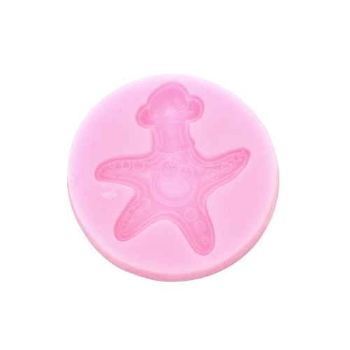Καλούπι Σιλικόνης Αστερίας Σεφ για Σαπούνια, Κεριά & Ρητίνη