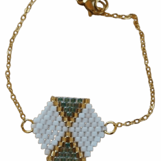 Χειροποίητο Βραχιόλι Εξάγωνο Miyuki