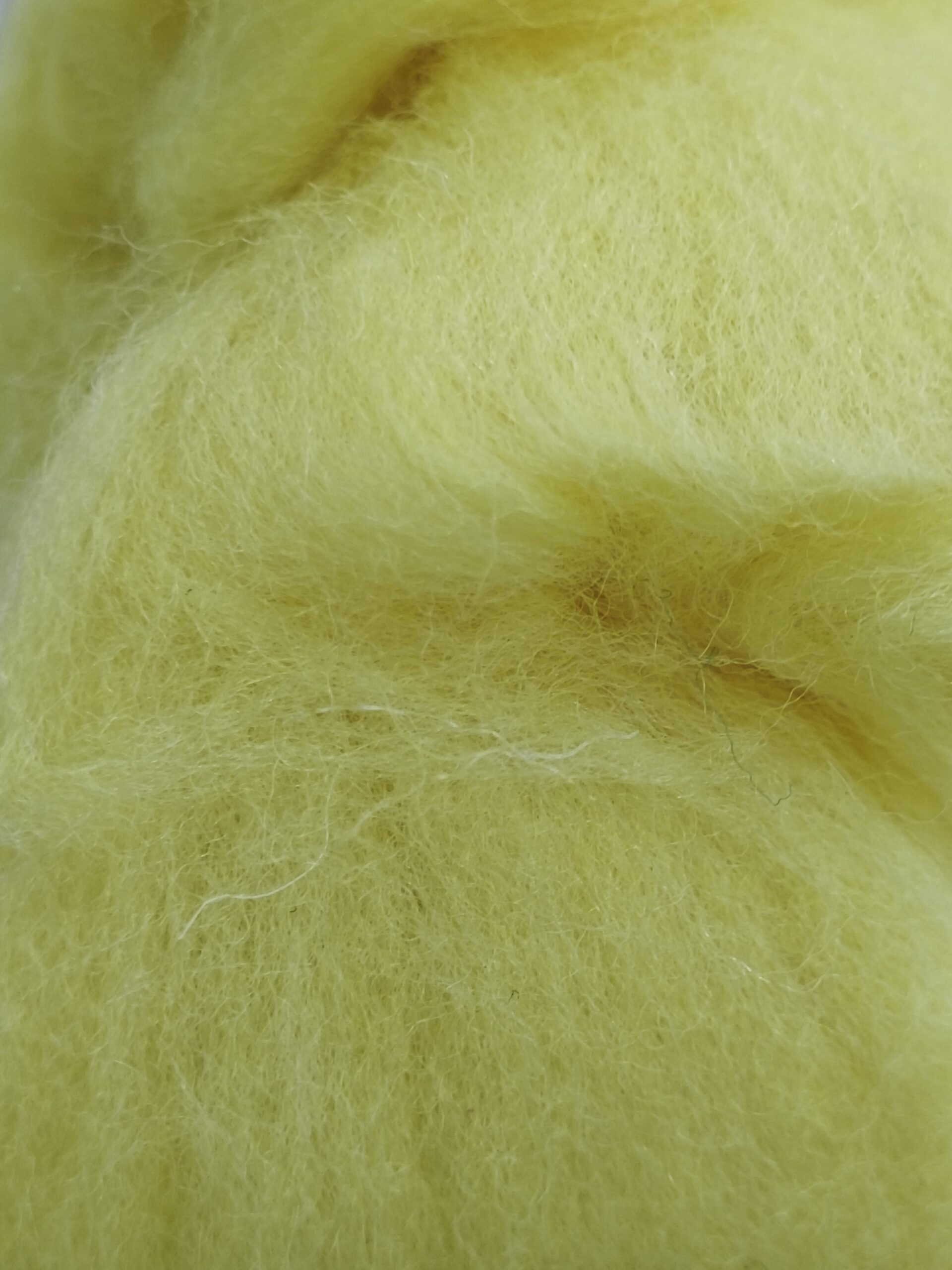 Μαλλί Merino για felt κίτρινο 10,8gr για needle και wet felting