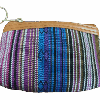 Πορτοφολάκι Boho με Έντονα Χρώματα – Χειροποίητο Υφαντό Υφάσμα