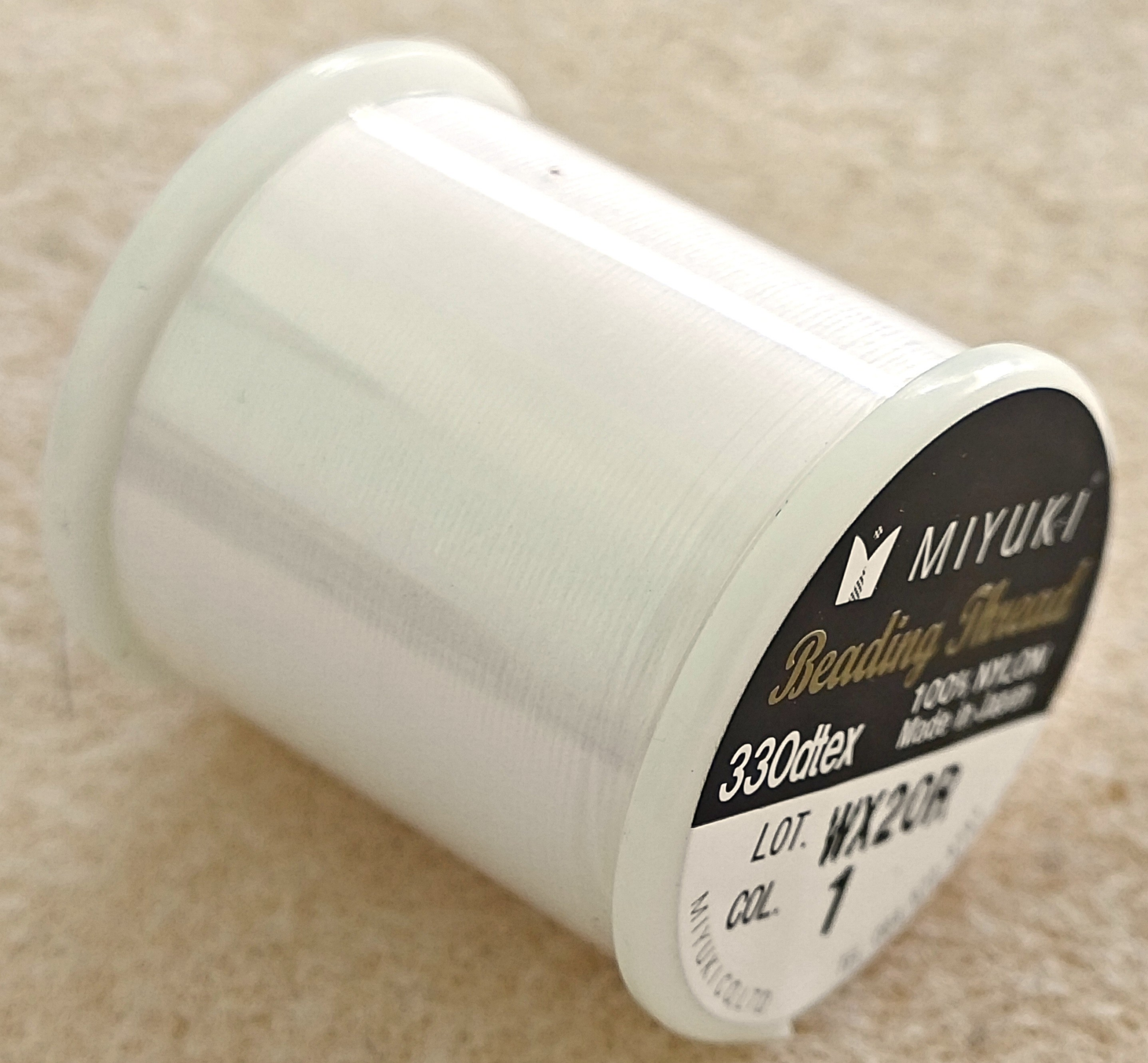 miyuki nylon νήμα 0.25mm για bead weaving με χάντρες miyuki