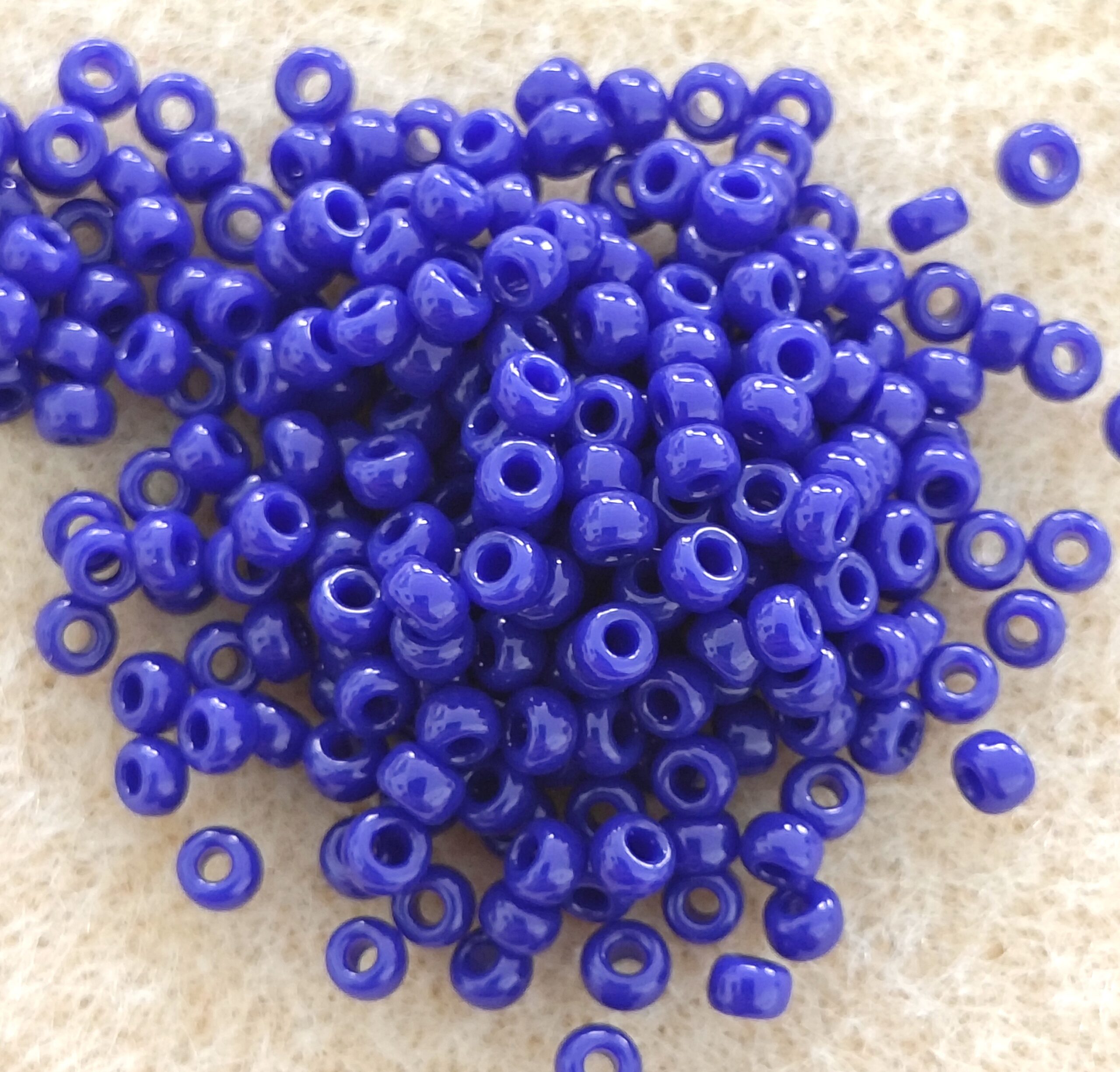 Miyuki Round Rocailles 11/0 Ιαπωνικές χάντρες MR11/414 Opaque Cobalt Blue