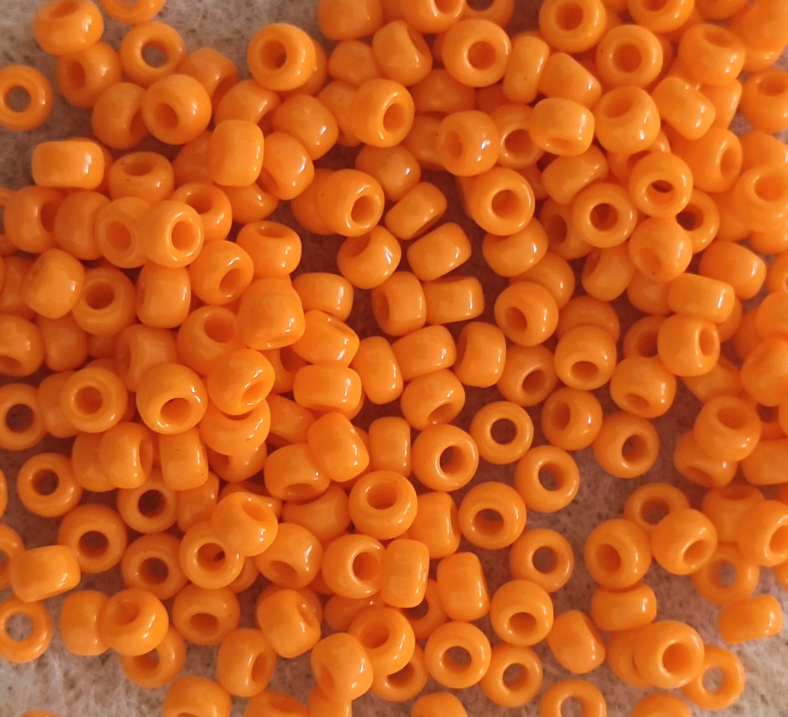 Miyuki Round Rocailles 11/0 Ιαπωνικές χάντρες MR11/405 Opaque Light Orange