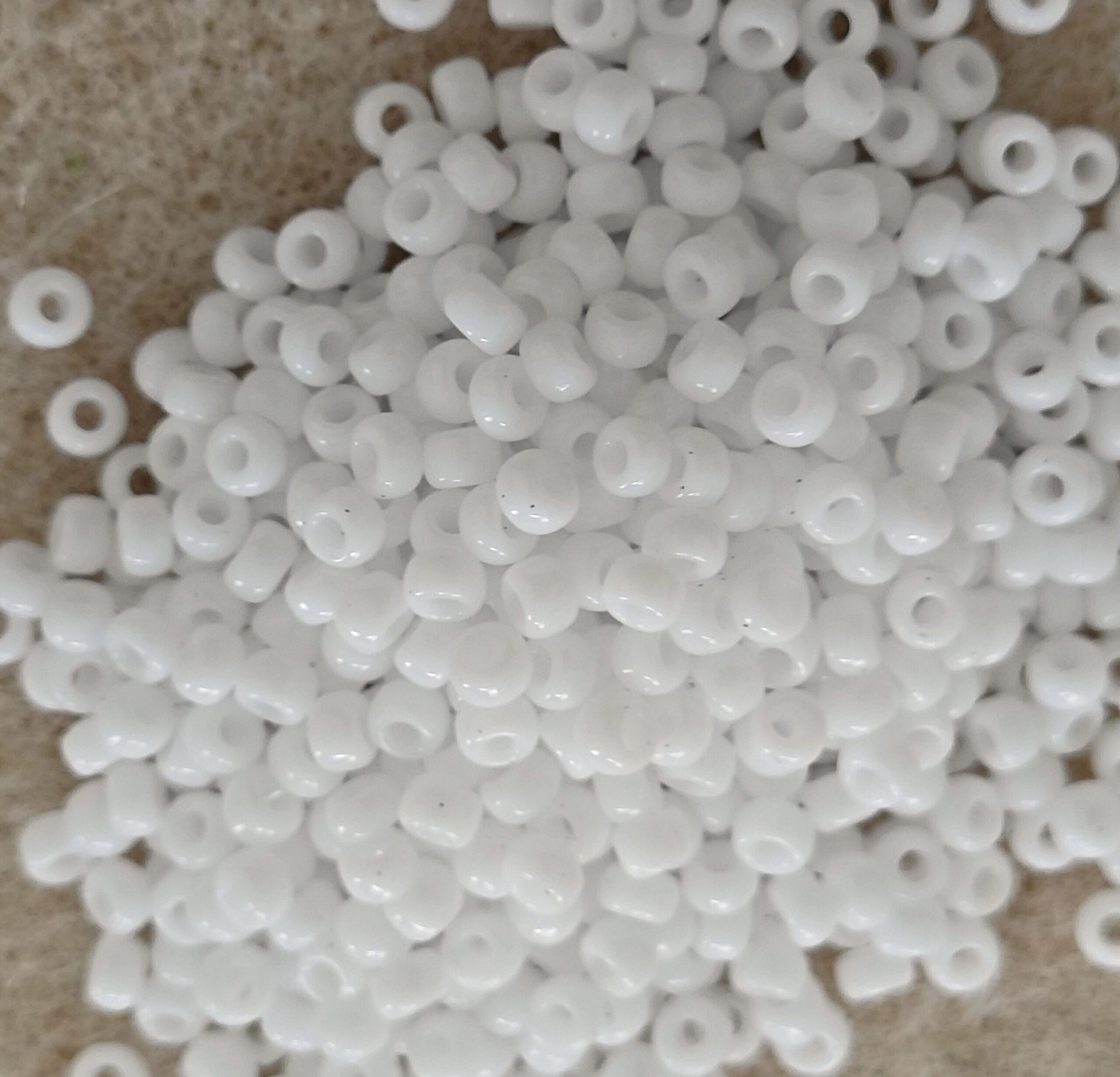 Miyuki Round Rocailles 11/0 Ιαπωνικές χάντρες MR11/402 Opaque White