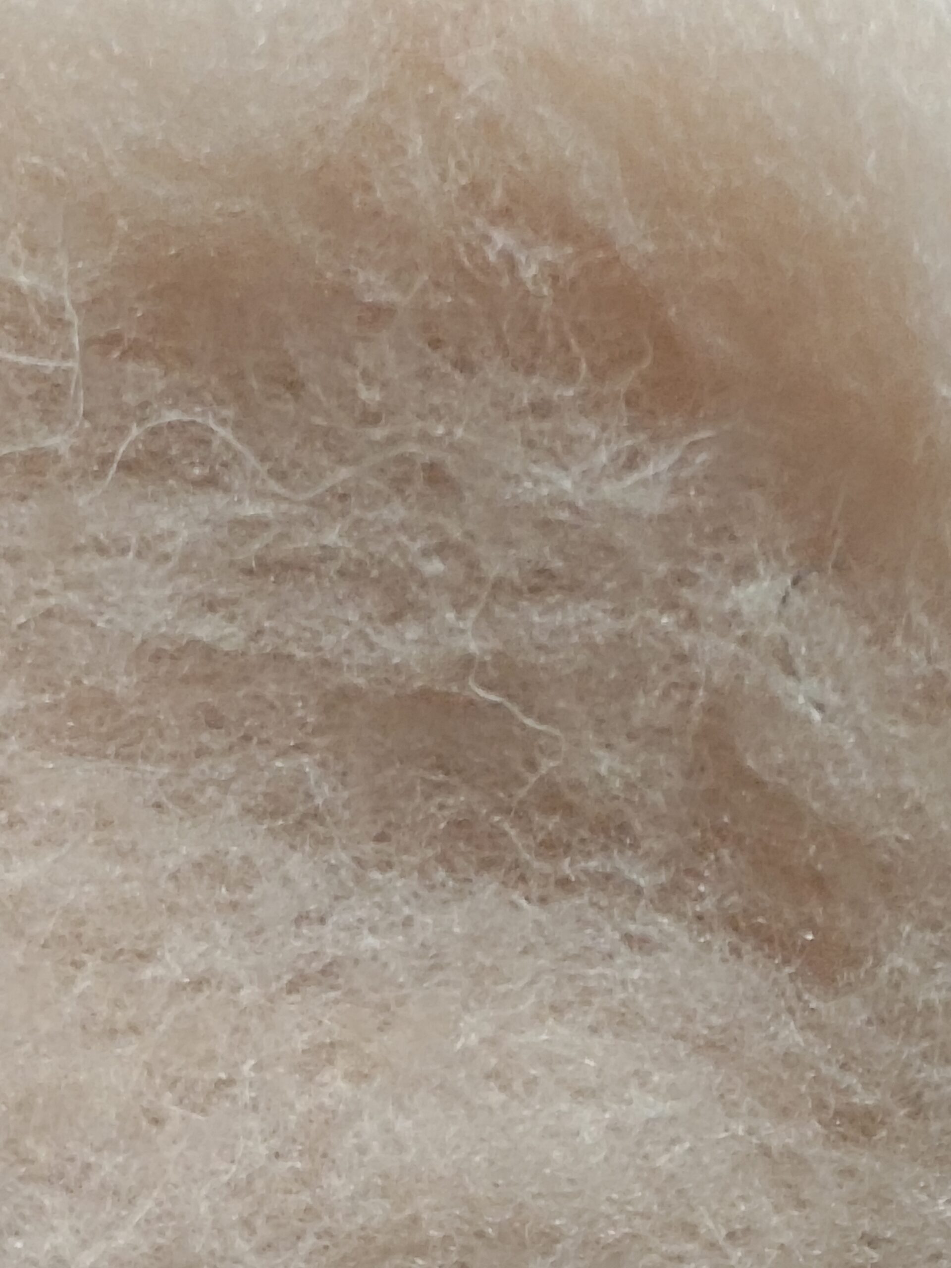 Λαναρισμένο μαλλί Merino 5g σε μπεζ άμμου απόχρωση για Needle Felting