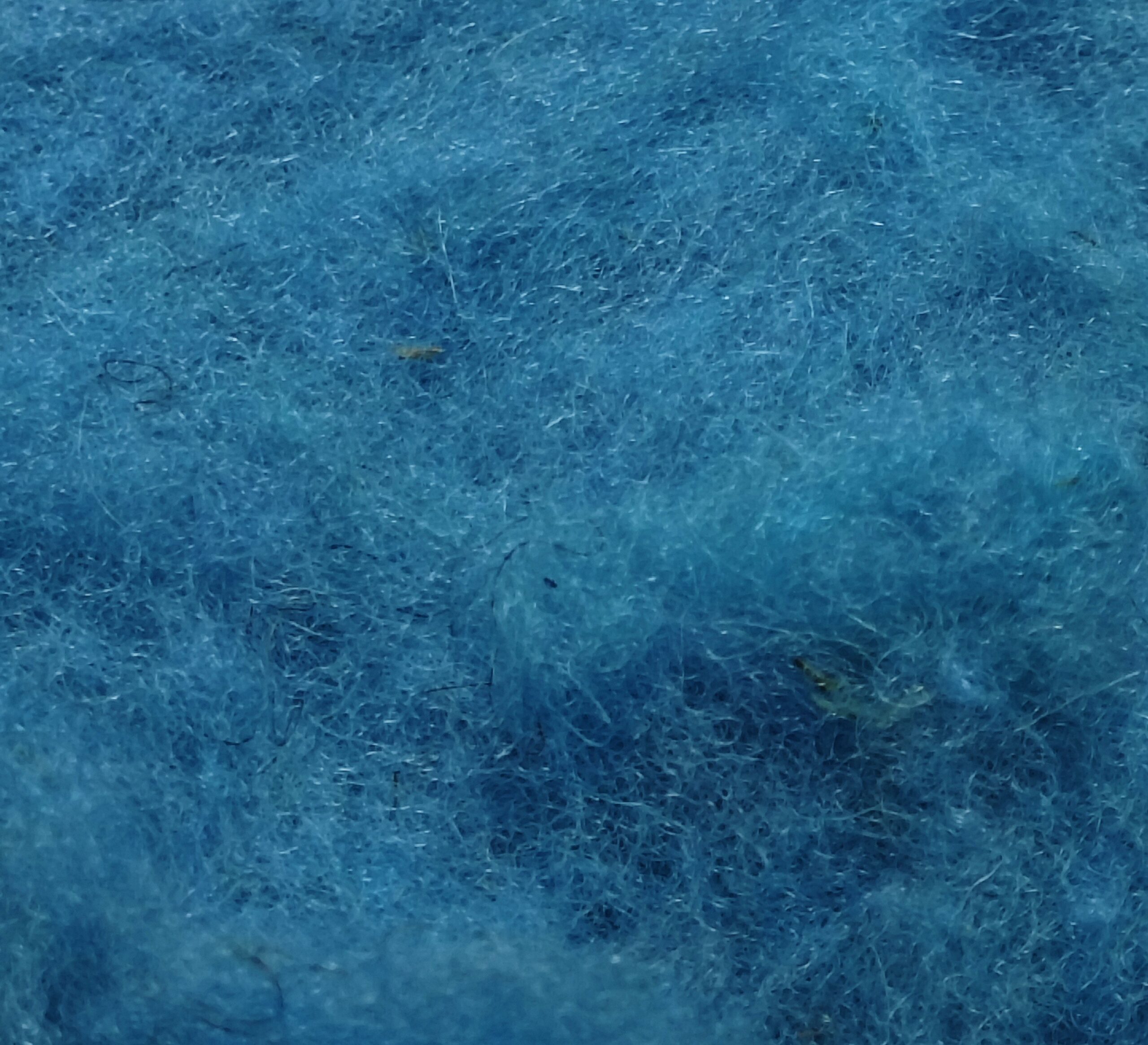 Μη λαναρισμένο μαλλί Merino για Needle Felting 10 g σε τιρκουάζ απόχρωση.
